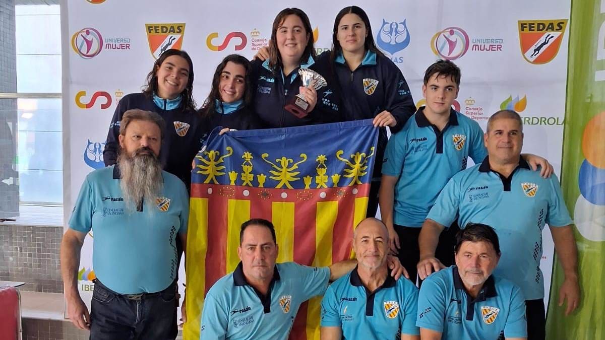 Xàtiva y Quesa suman nuevas medallas nacionales de buceo