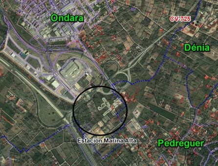 Propuesta de ubicación de la estación intermodal.