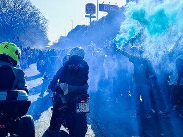 Ambiente motero en Jerez durante el Gran Premio de España de Motociclismo 2024