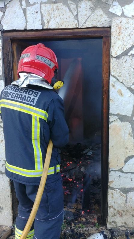 La intervención de los bomberos