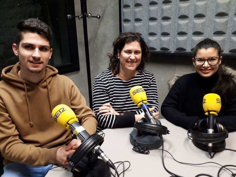 Ibon Herrero, Enara Iriondo y Fátima Zara