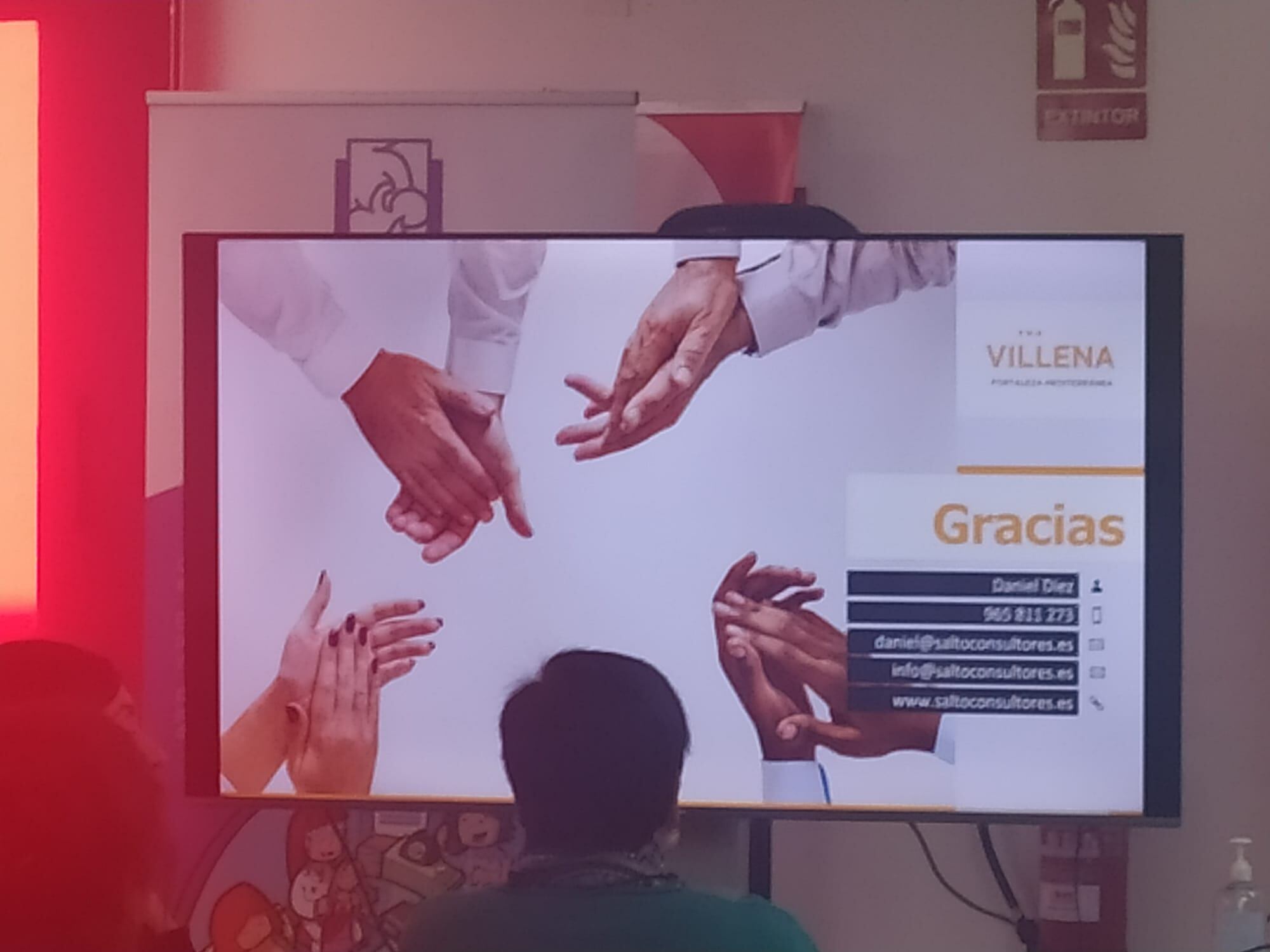 Momento de la presentación