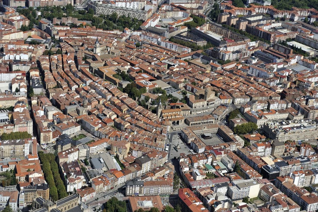 Vista aérea de Vitoria