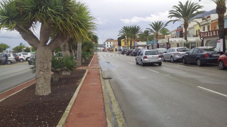 Imagen de la fachada portuaria de Dénia.