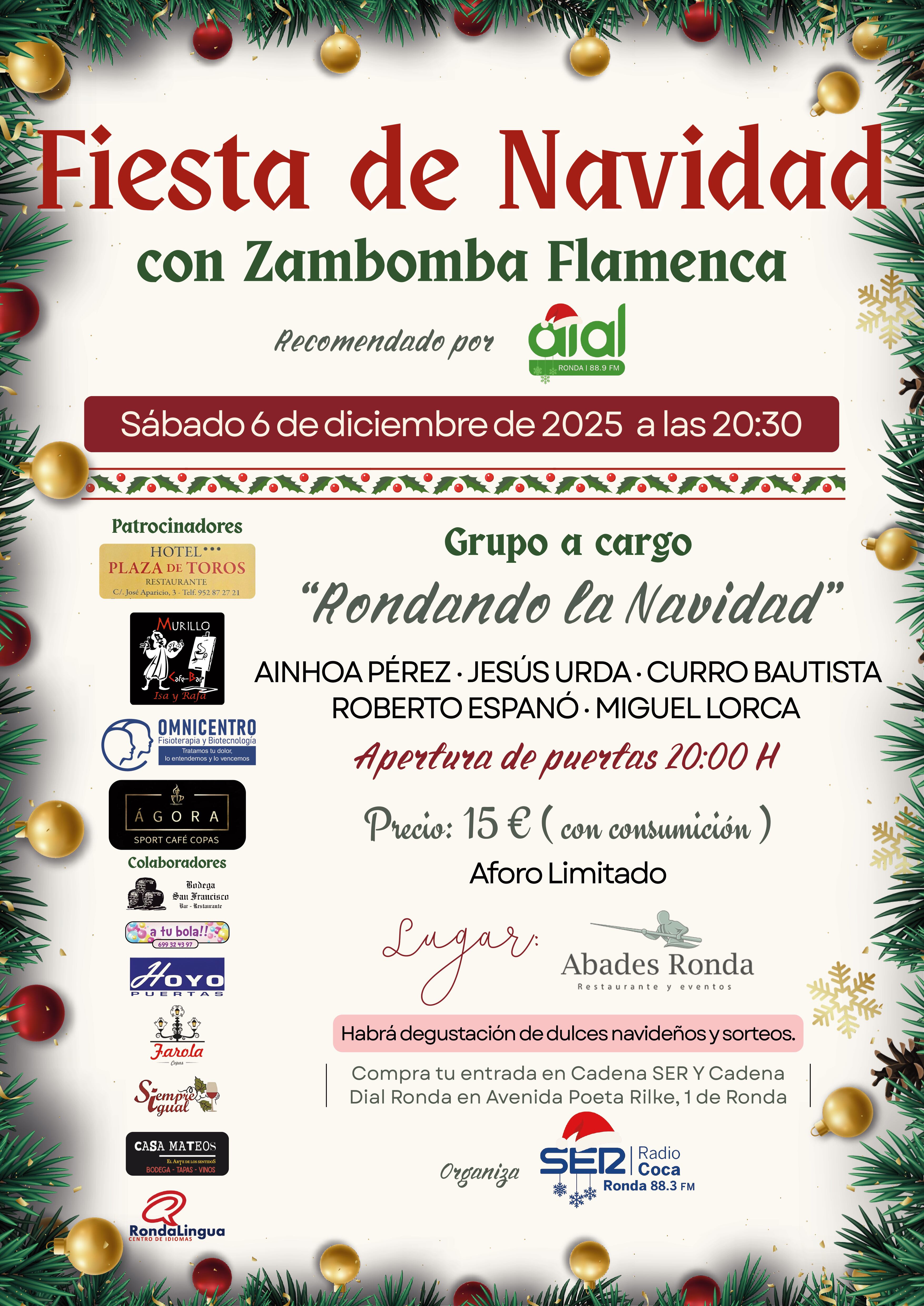 Cartel de la Fiesta de Navidad 2025