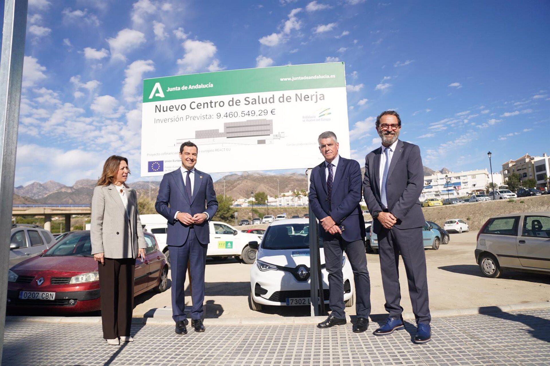 Imagen de archivo sobre presentación del nuevo centro de salud de Nerja