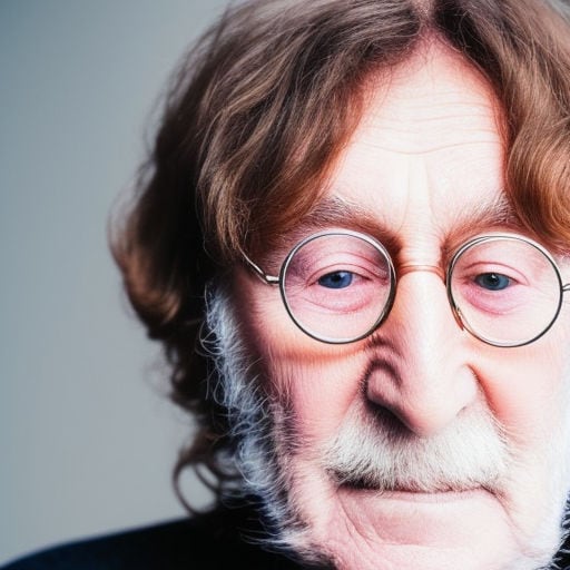 Así sería John Lennon con 82 años según Playground IA