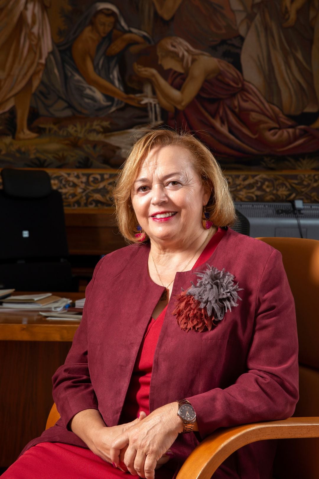 Presidenta de CISC, Rosa Menéndez