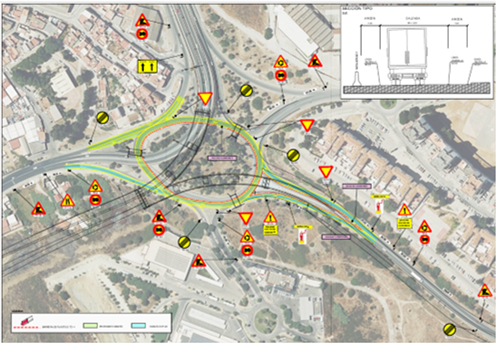 Obras en la zona