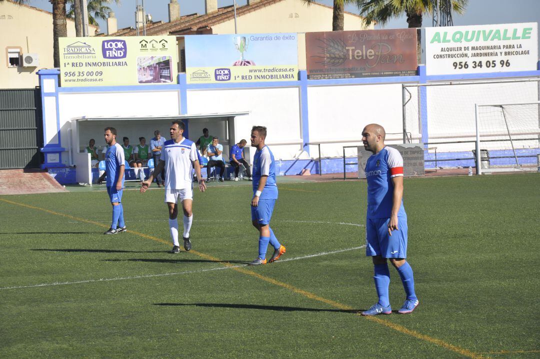 Diego Galiano  durante el partido contra el Xerez CD esta temporada