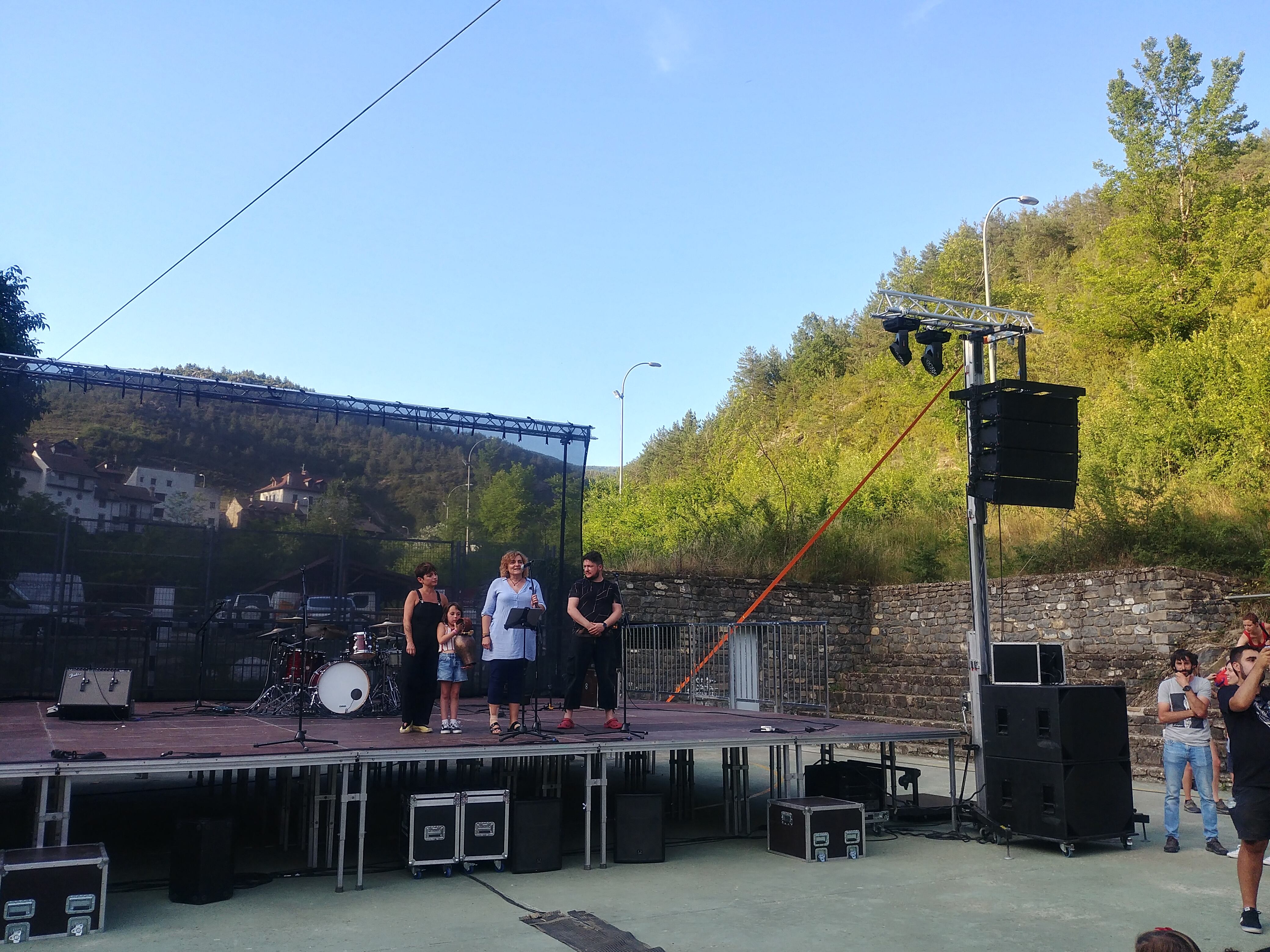 Entrega del Premio Truco, en el festival PIR, el pasado 2 de julio