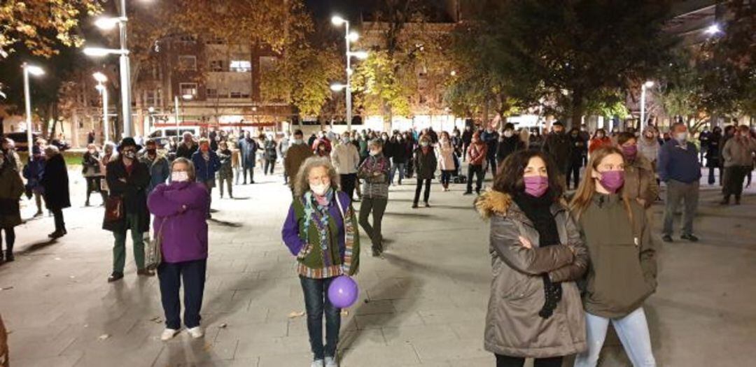 Concentración el pasado 25 de noviembre con motivo del Día de la violencia contra la mujer