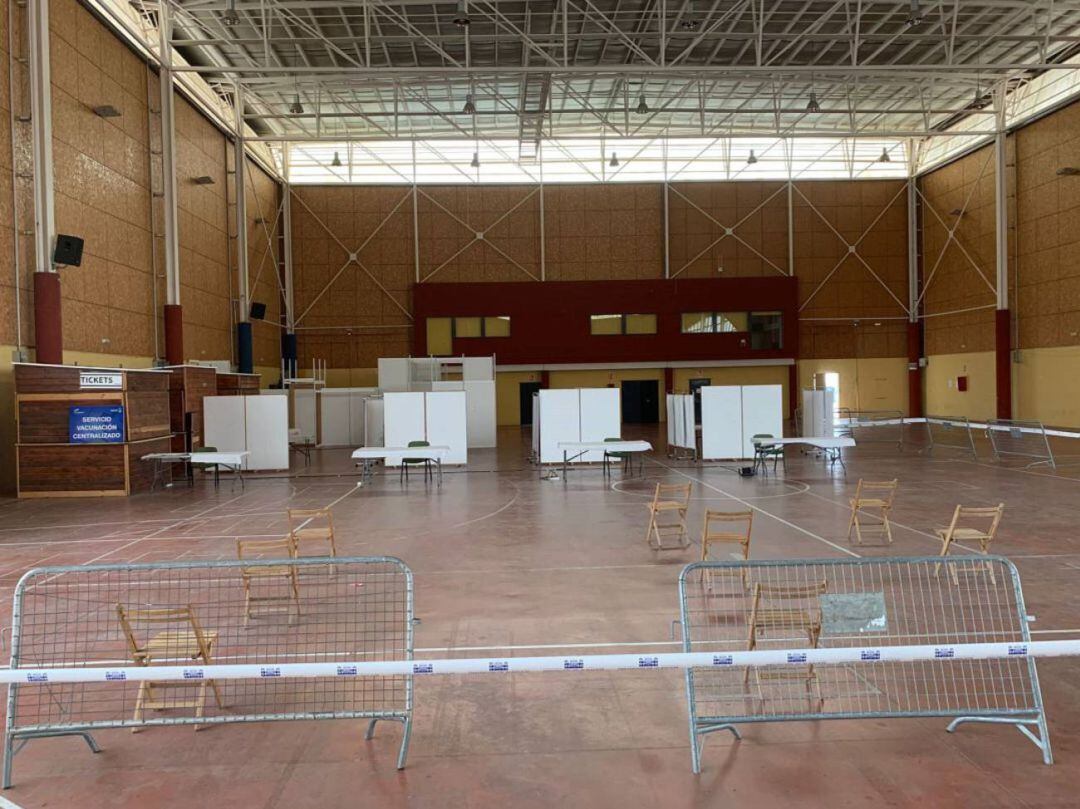 El Pabellón Ferial de Villarrobledo para la vacunación masiva