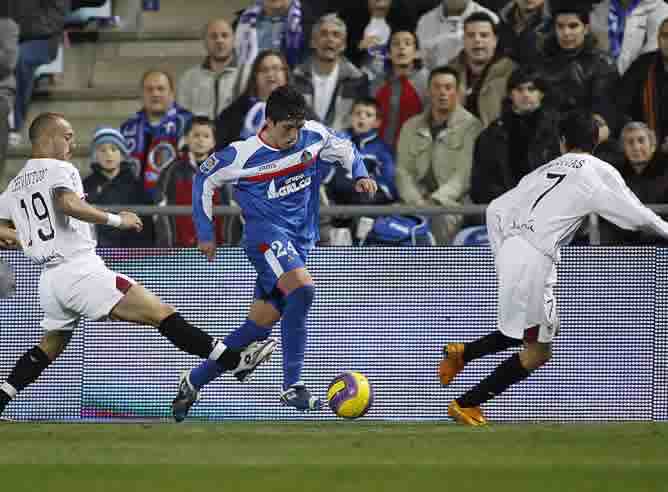 Pablo Hernández, durante un partido con el Getafe
