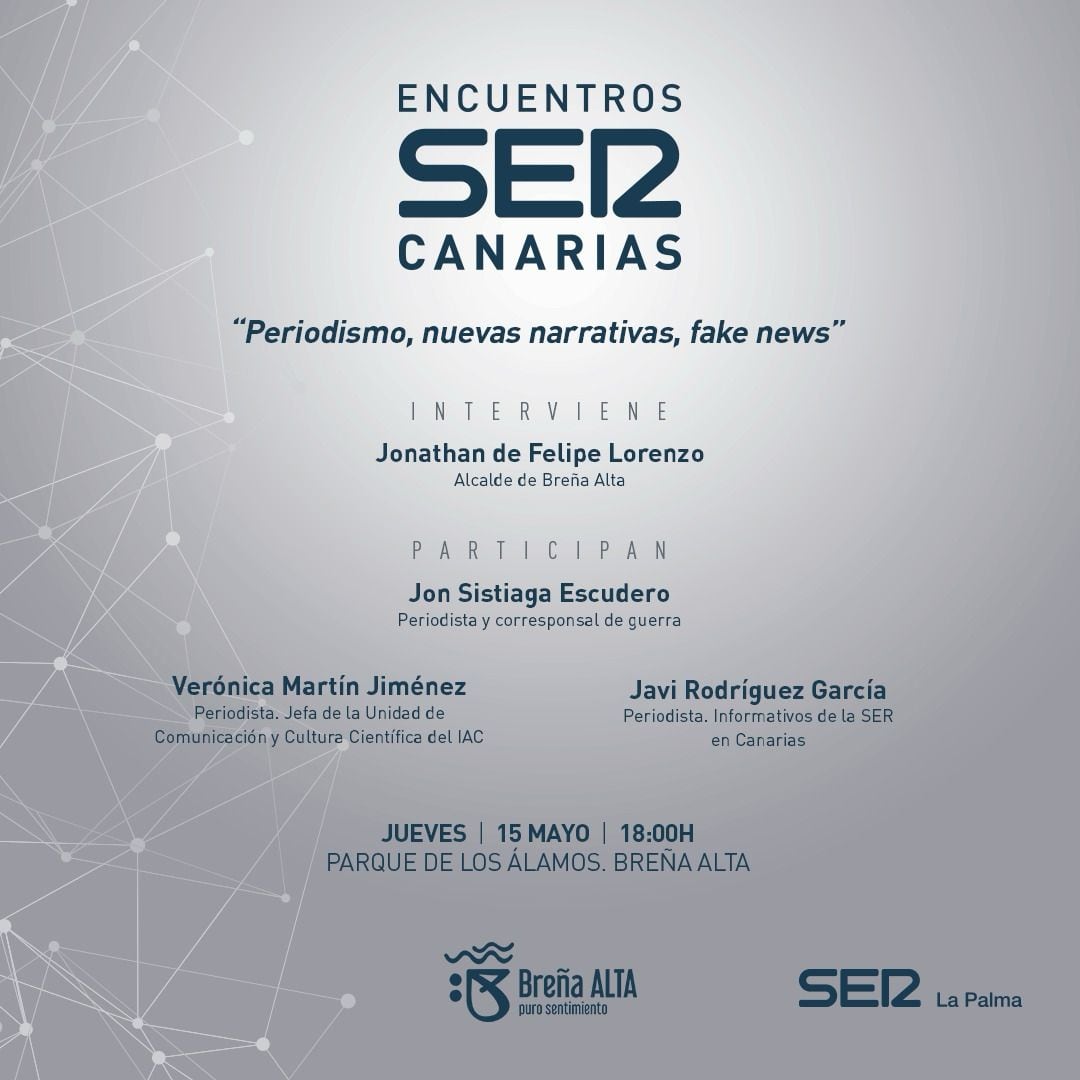 Jon Sistiaga estará en un nuevo Encuentro SER Canarias en La Palma