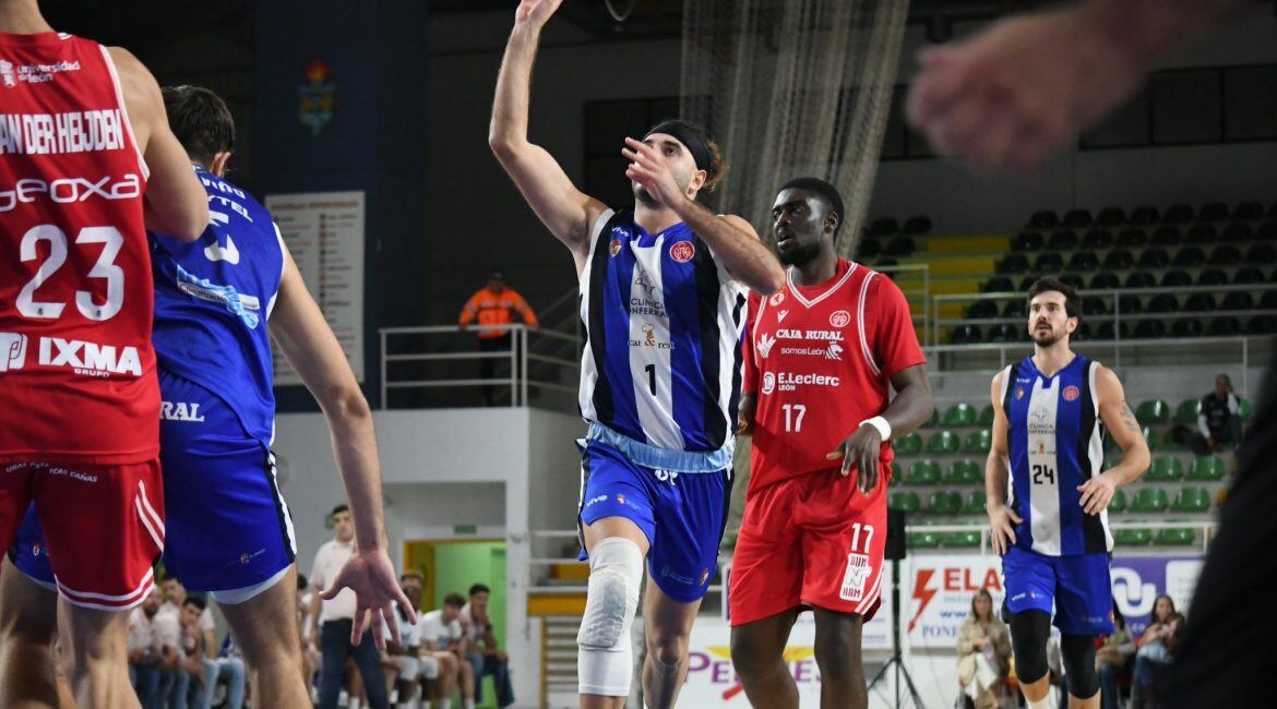 La escuadra berciana se vio superado en el primer y tercer cuarto del partido.