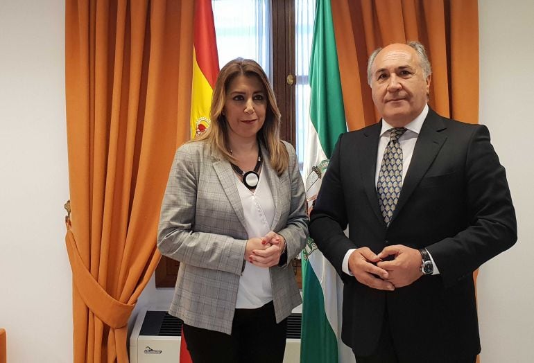 Susana Díaz y José Ignacio Landaluce