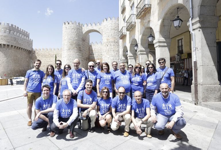 Los letrados se han dado cita en la plaza de Santa Teresa