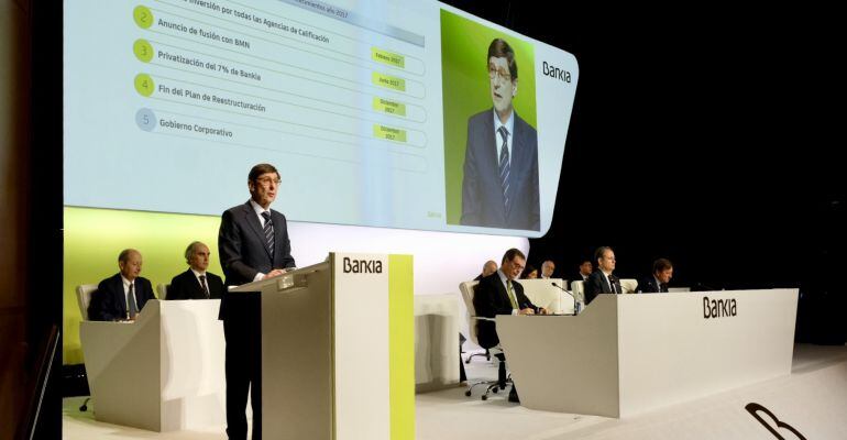 Goirigolzarri en la Junta de Accionistas de Bankia 2018