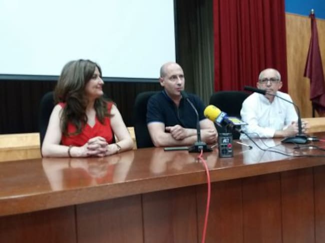 Momento de la presentación de la jornada, intervención del alcalde, José Luis HIdalgo