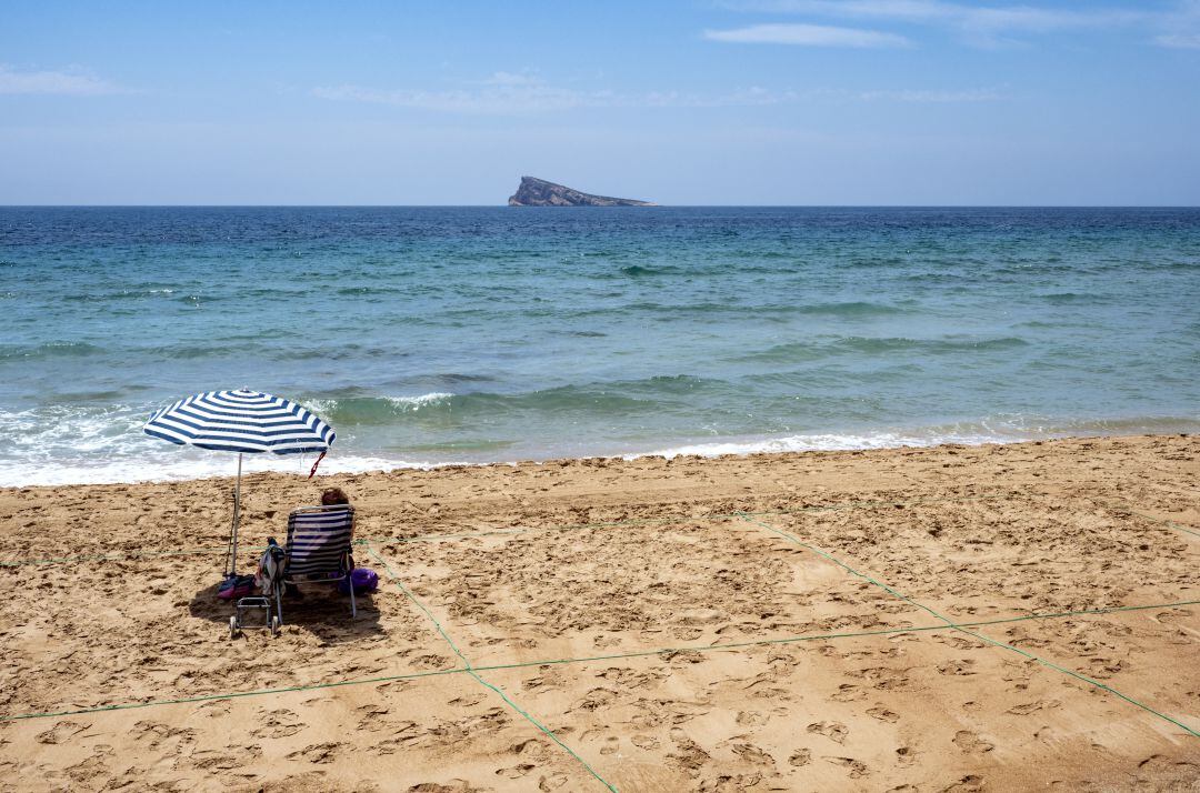 Playa de Levante en Benidorm 