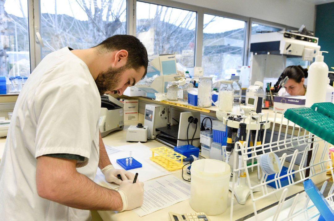 Investigadores, en un laboratorio.