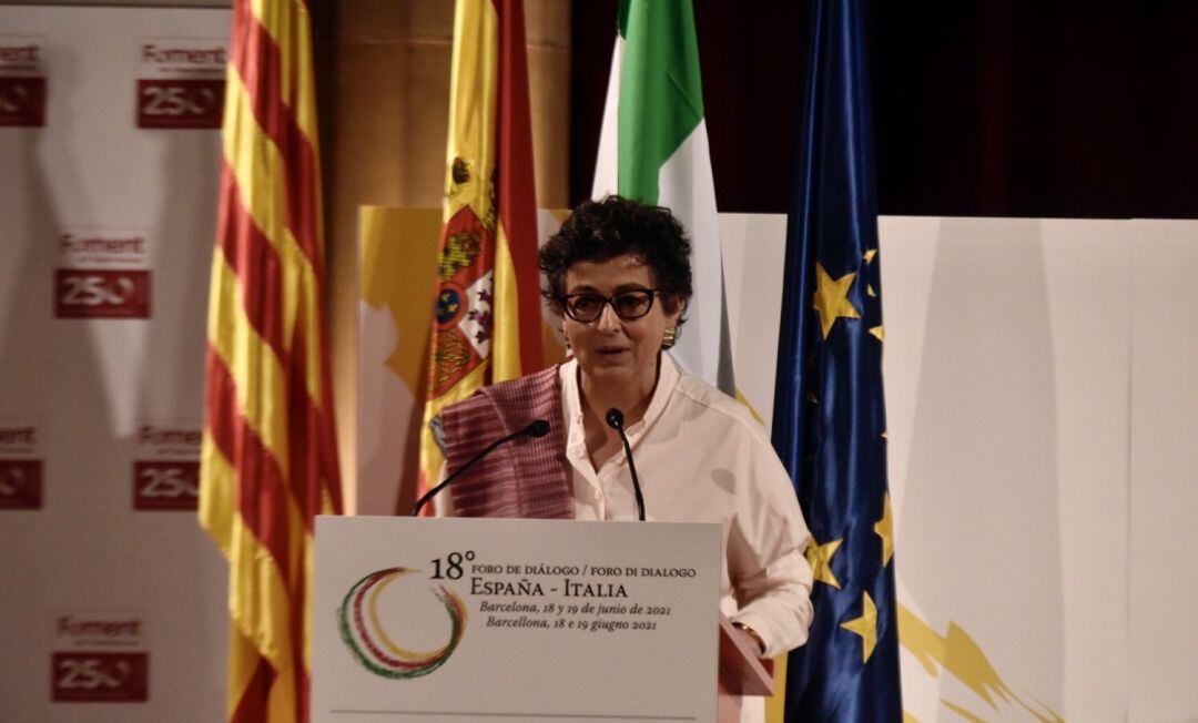 La ministra de Asuntos Exteriores, Unión Europea y Cooperación, Arancha González Laya.