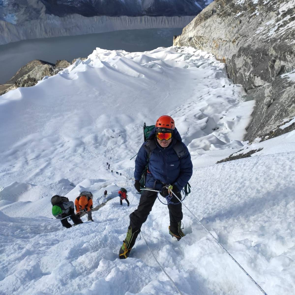 Alcanzando la cumbre