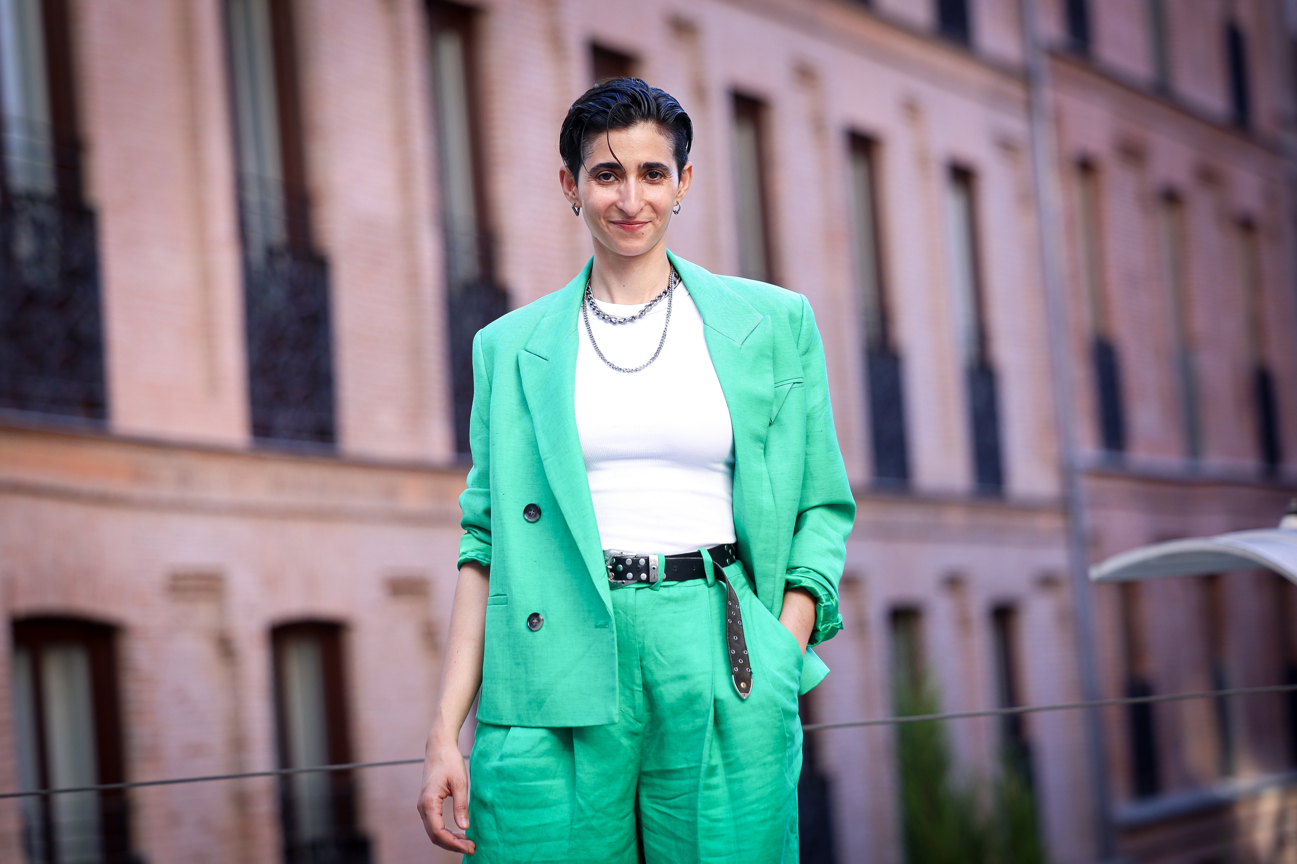 Alba Flores, en una imagen tras recibir el Premio Rayo Verde de la Academia de Cine (Photo by Pablo Cuadra/Getty Images)