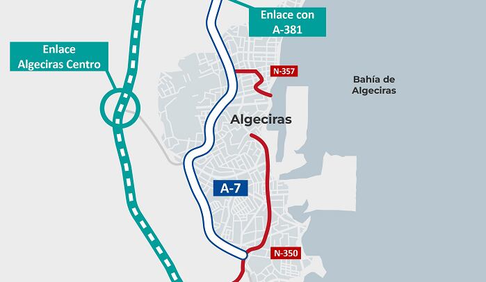 Zona por la que transcurrirá la obra