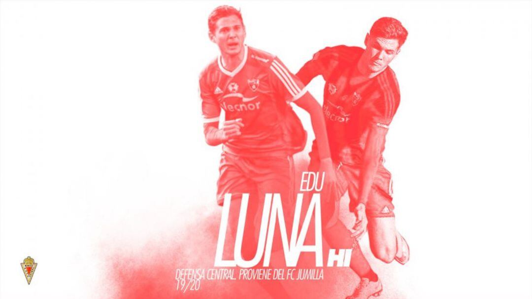 Edu Luna es el séptimo fichaje del Real Murcia