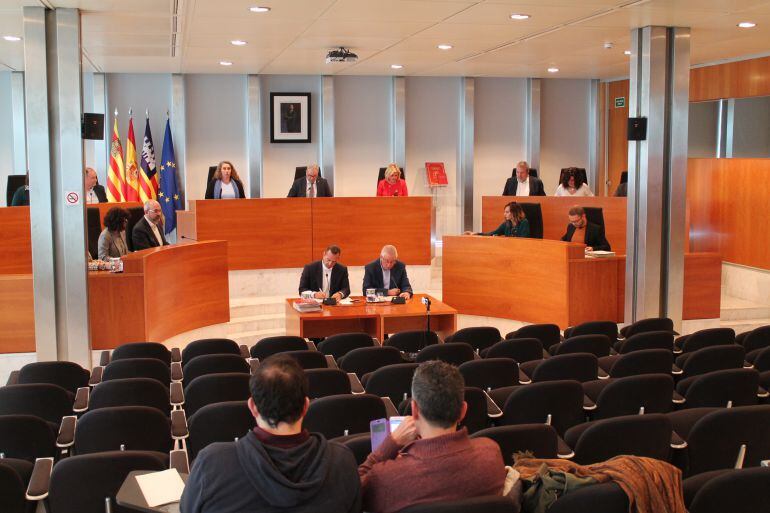 Imagen del Pleno del Consell de Ibiza