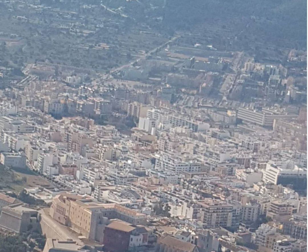 Panorámica de la ciudad de Ibiza