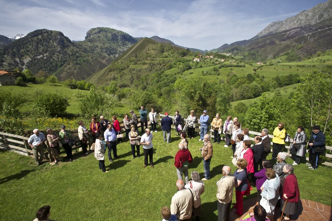 Vista desde el Aula de la Miel en Alles