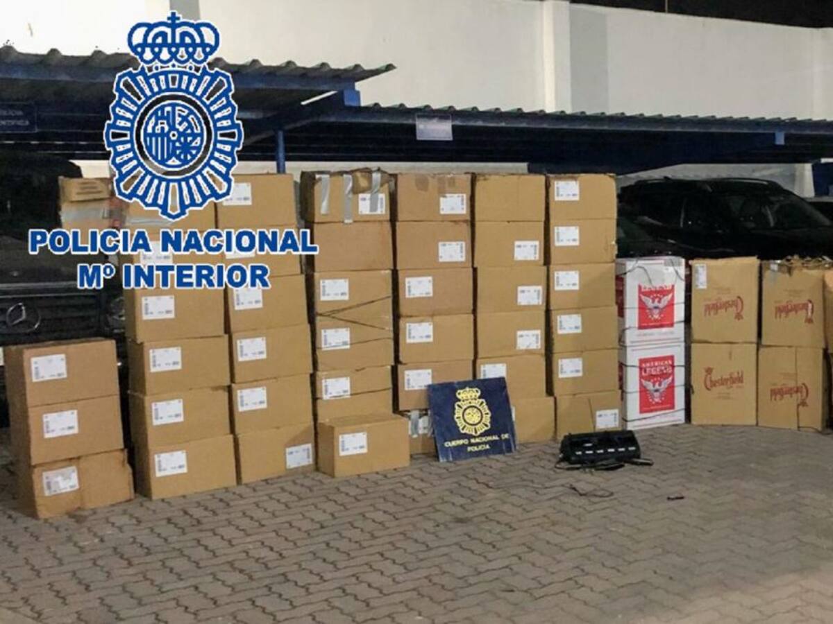 Intervenidas en La Línea de la Concepción cerca de 20.000 cajetillas de tabaco de contrabando
