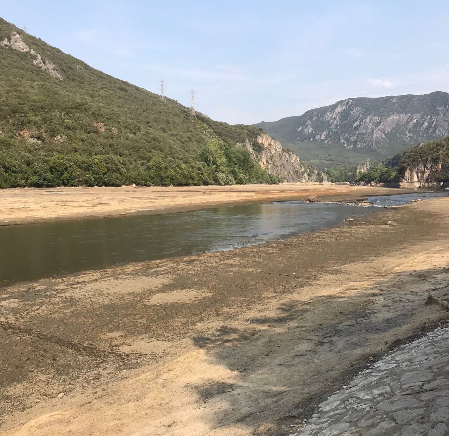 Estado del embalse, hace unos días