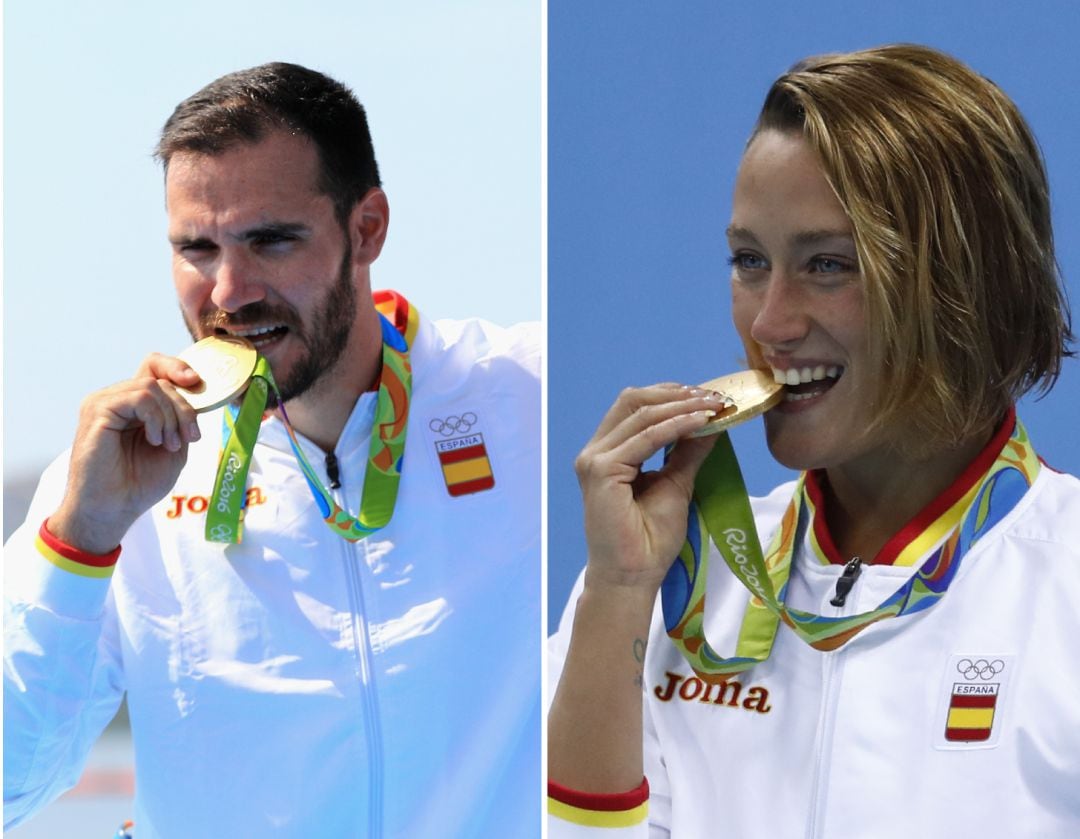 Saúl Craviotto y Mireia Belmonte son los deportistas españoles con más medallas en la actualidad