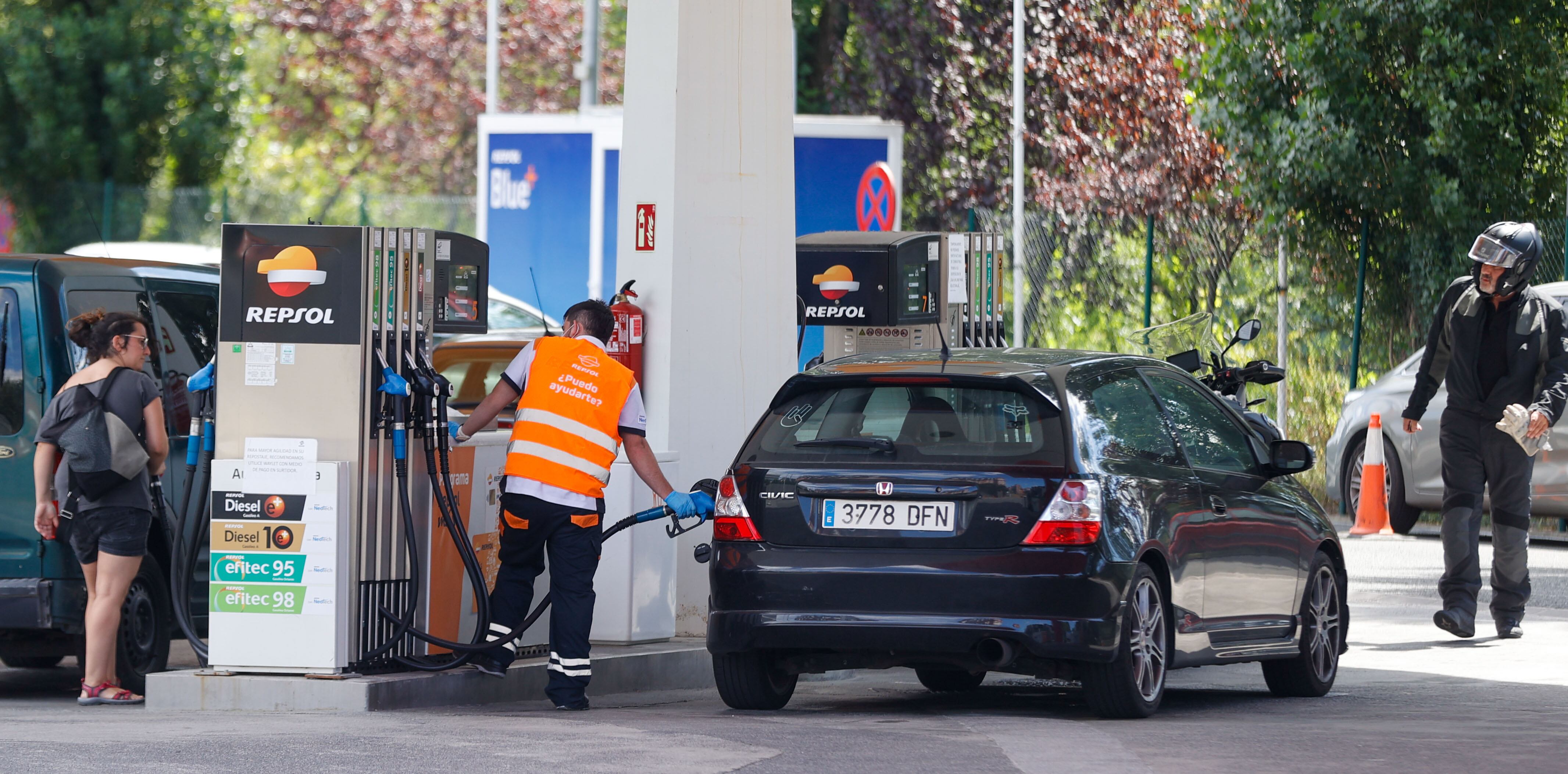 Una gasolinera de Repsol