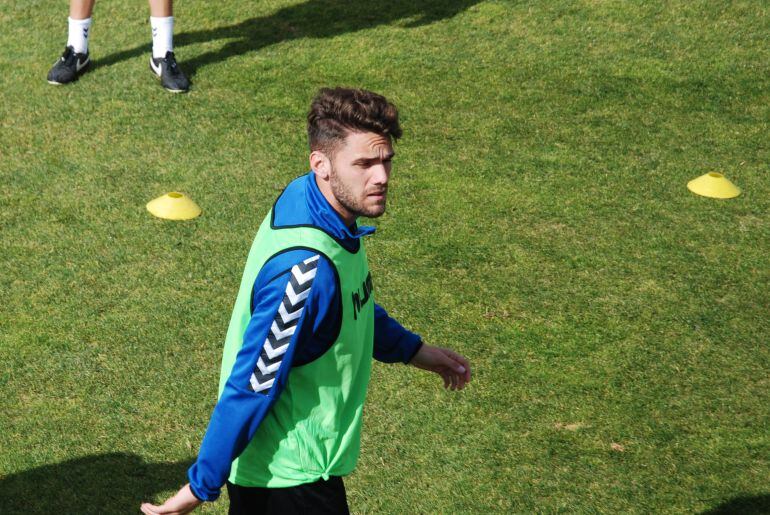 Lolo Plá durante un entrenamiento
