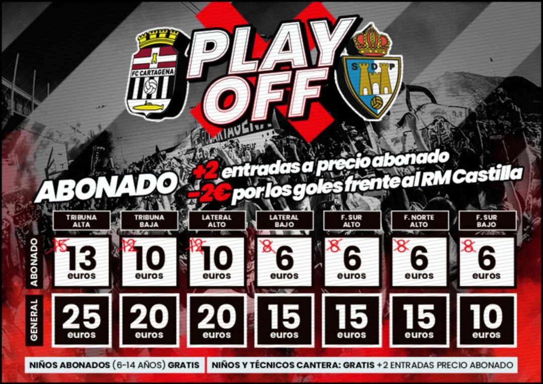 De nuevo la directiva del Cartagena quiere llenar el estadio