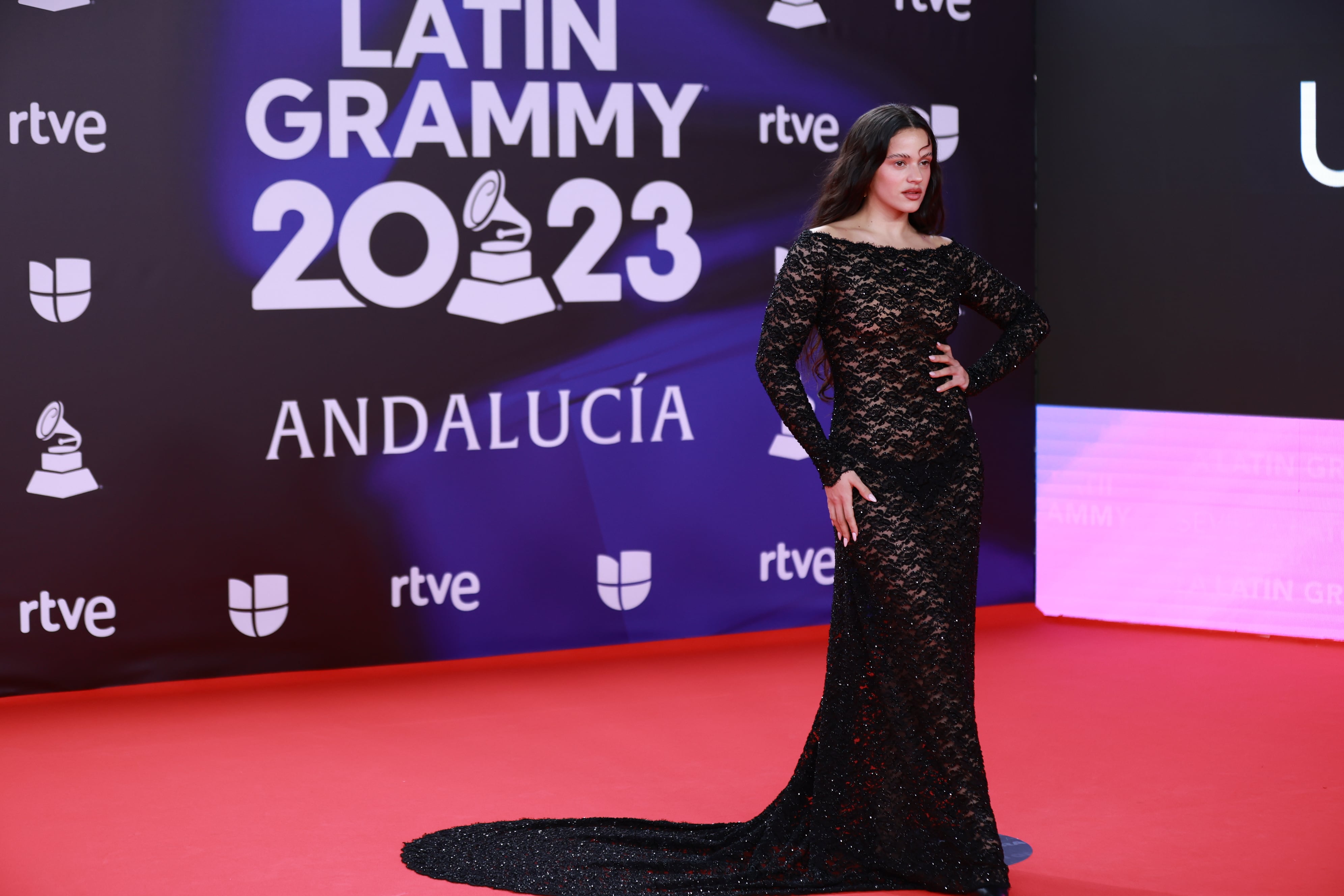 Rosalia, en la alfombra roja. (Photo by Patricia J. Garcinuno/WireImage)