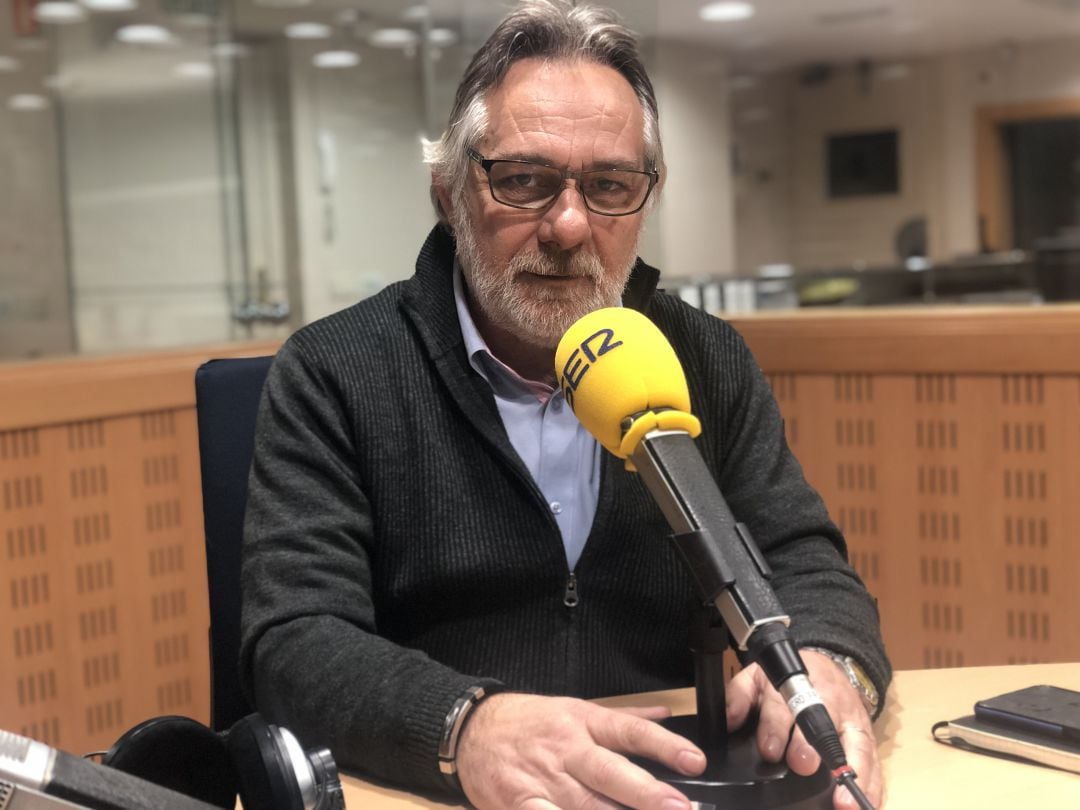 Josep Maria Vergés durant l&#039;entrevista a Soroll