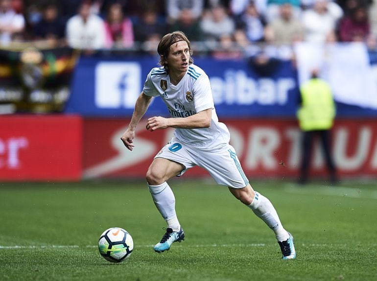 Modric durante el partido de Liga contra el Eibar. 