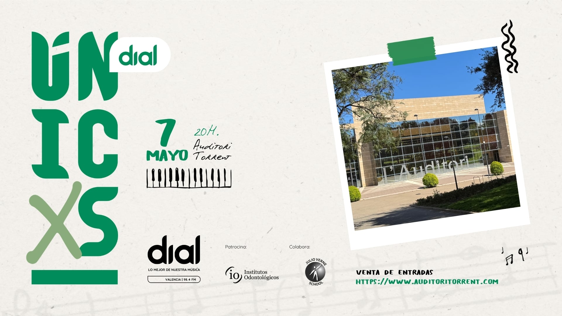 Cartel de DIAL UNICXS en Torrent el 7 de mayo de 2026