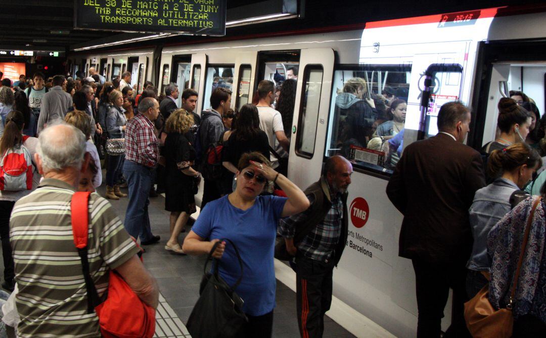 Imatge d'arxiu del metro de Barcelona