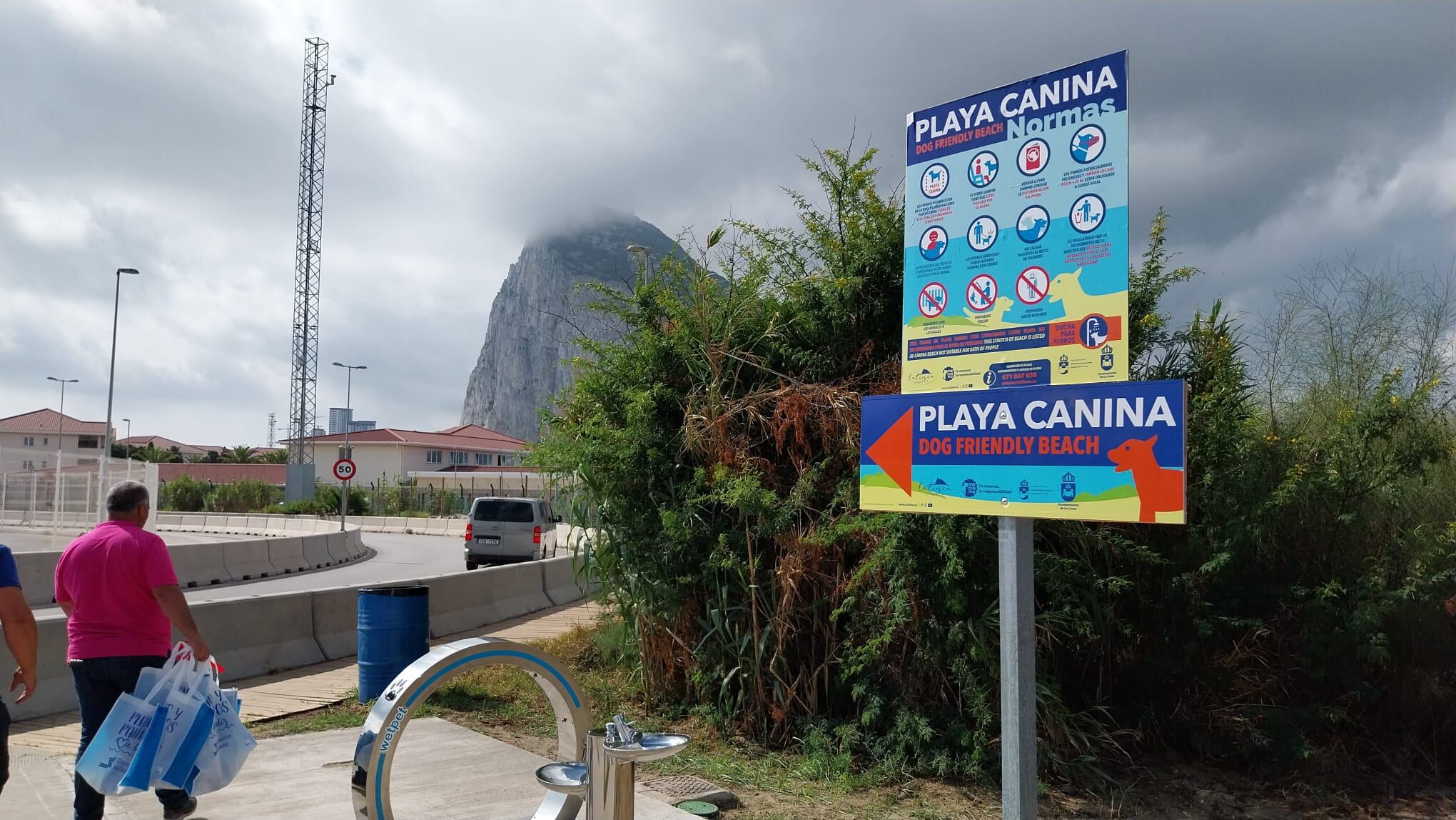 Normas en la playa canina