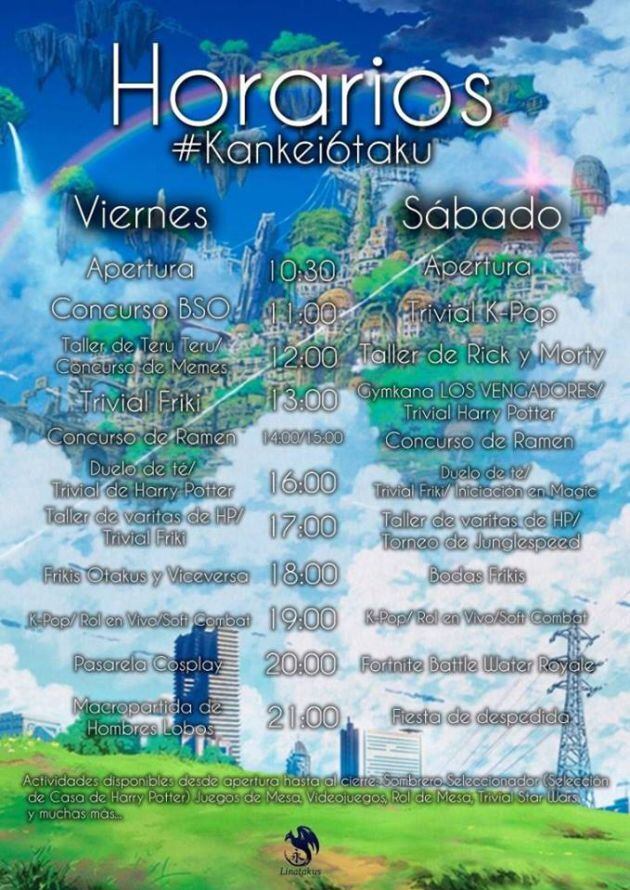 Programación Kankei Otaku 2018.