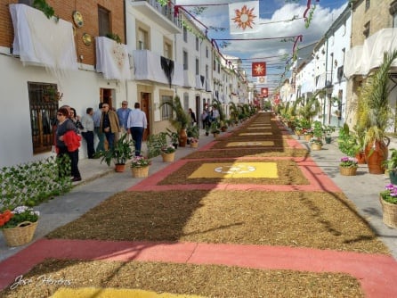 Calle del Corpus en 2018 en Villacarrillo