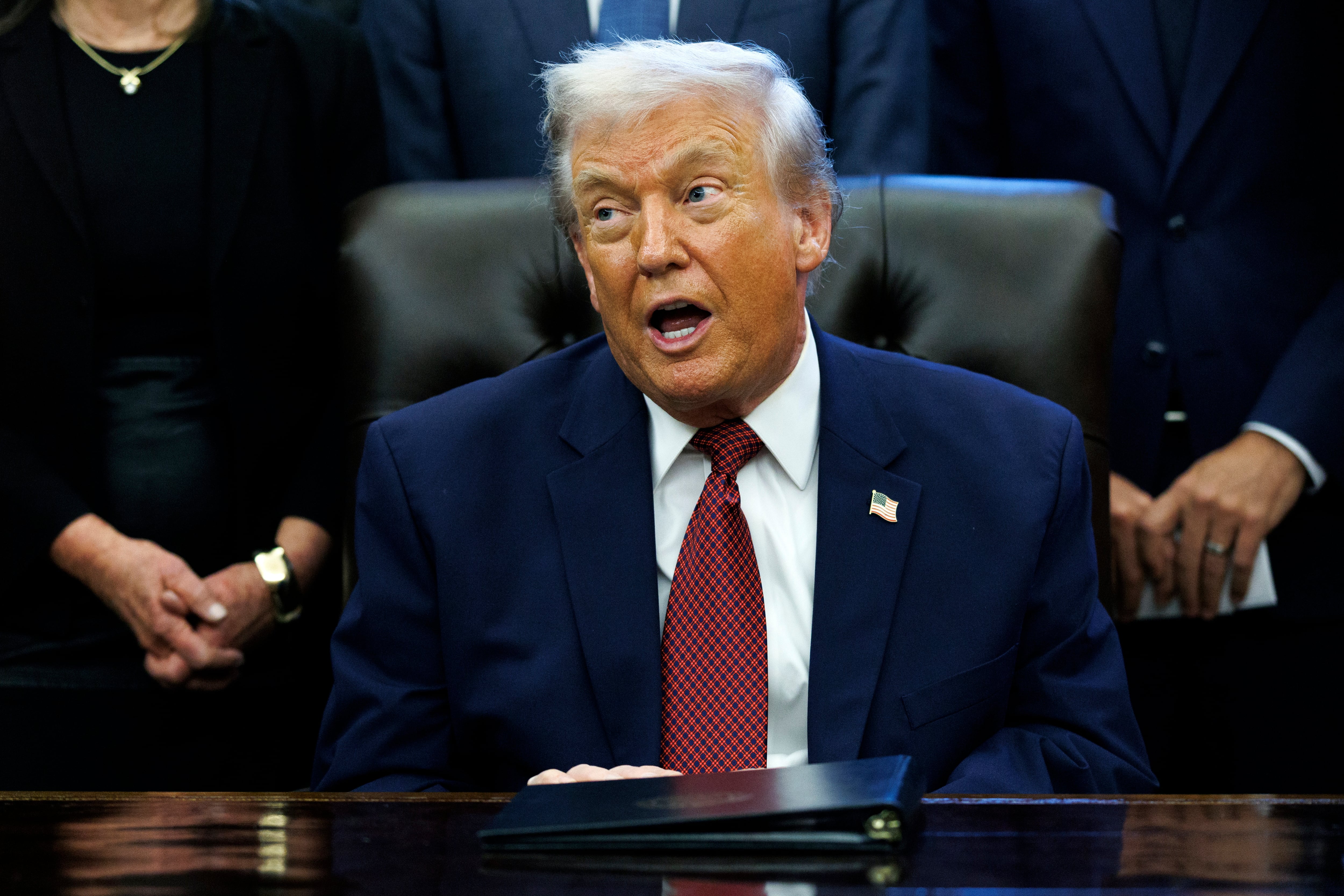 El presidente estadounidense, Donald Trump