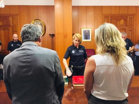 Acto de jura del cargo de los nuevos agentes de Policía Local que se incorporan a la plantilla de Córdoba.